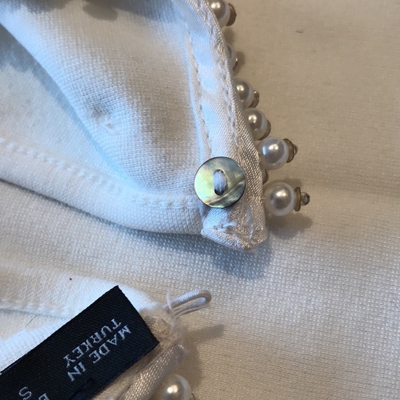 Zara Basic White Jeweled Small - Picture 6 of 8